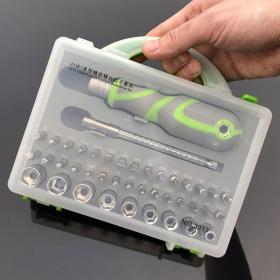 Tournevis Avec Ensemble Professionnel de Magnétiques 41 Pièces –  مفك براغي احترافي مع 41 قطعة مغناطيسية